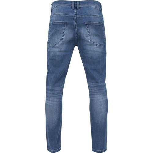 Urban Classics Skinny Ripped Stretch Denim Pants blue washed 30