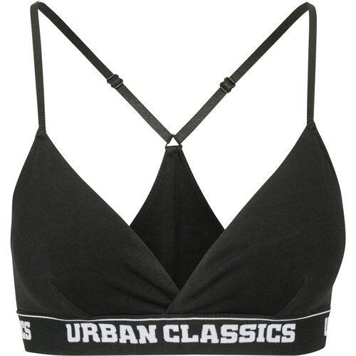 Urban Classics Ladies Triangle Logo Bra black L