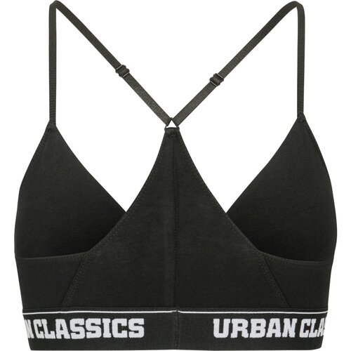 Urban Classics Ladies Triangle Logo Bra black L
