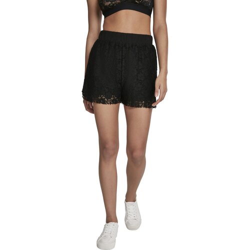 Urban Classics Ladies Laces Shorts black L