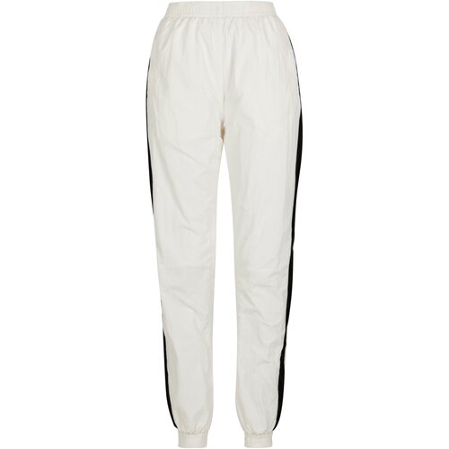 Urban Classics Ladies Striped Crinkle Pants wht/blk M