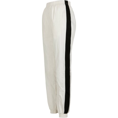 Urban Classics Ladies Striped Crinkle Pants wht/blk M