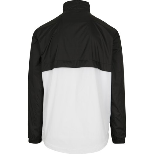 Urban Classics Stand Up Collar Pull Over Jacket blk/wht L
