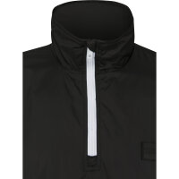 Urban Classics Stand Up Collar Pull Over Jacket blk/wht L