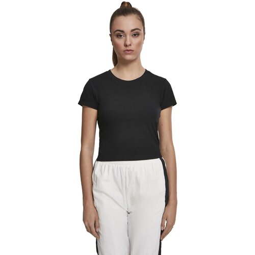 Urban Classics Ladies Stretch Jersey Cropped Tee black L