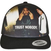 Mister Tee Tupac Trust Nobody Retro Trucker Cap black one size