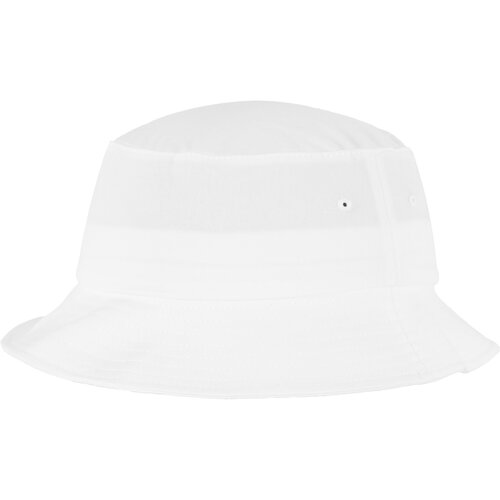 Yupoong Flexfit Cotton Twill Bucket Hat white one size