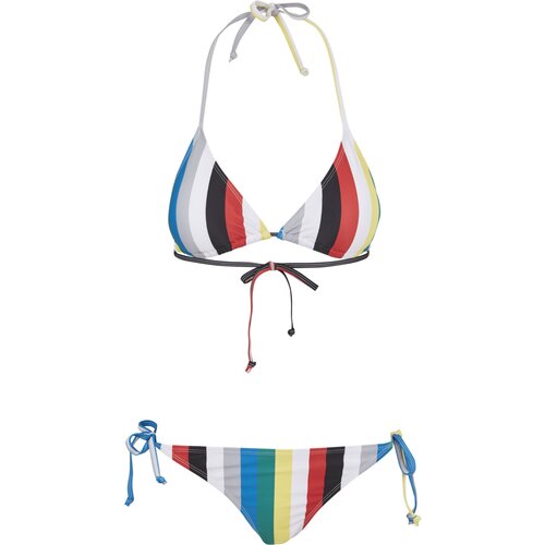 Urban Classics Ladies Stripe Bikini multicolor XS