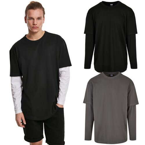 Urban Classics Oversized Shaped Double Layer LS Tee