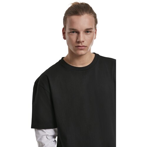 Urban Classics Oversized Shaped Double Layer LS Tee black/white XXL