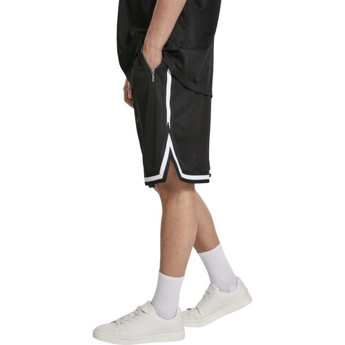 Urban Classics Premium Stripes Mesh Shorts black XL
