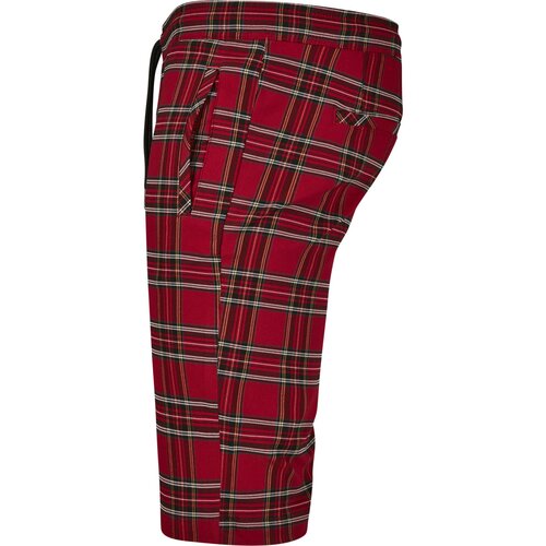 Urban Classics Checker Shorts red/blk S