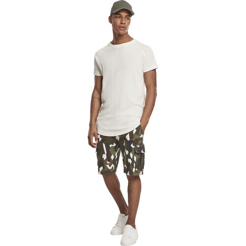 Urban Classics Geometric Camo Stretch Twill Cargo Shorts wood camo 30