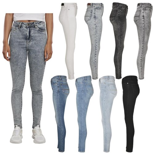 Urban Classics Ladies High Waist Skinny Jeans