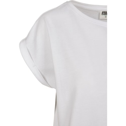 Urban Classics Ladies Organic Extended Shoulder Tee white XXL