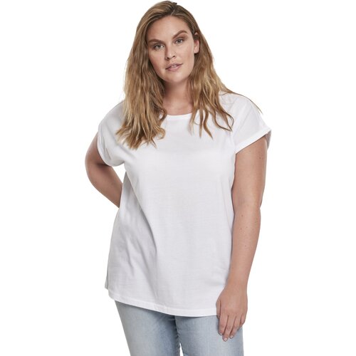 Urban Classics Ladies Organic Extended Shoulder Tee white XXL