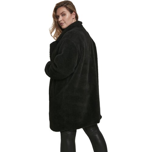 Urban Classics Ladies Oversized Sherpa Coat black 4XL