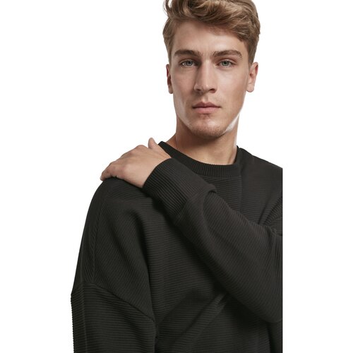 Urban Classics Cut On Sleeve Naps Interlock Crew black M