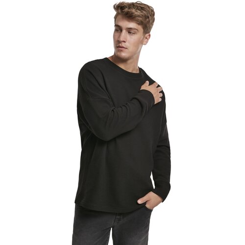 Urban Classics Cut On Sleeve Naps Interlock Crew black M