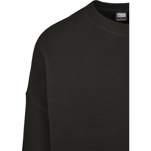 Urban Classics Cut On Sleeve Naps Interlock Crew black M