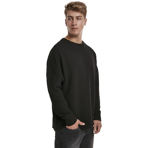 Urban Classics Cut On Sleeve Naps Interlock Crew black M