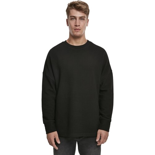 Urban Classics Cut On Sleeve Naps Interlock Crew black M