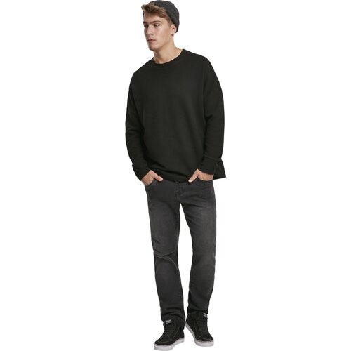 Urban Classics Cut On Sleeve Naps Interlock Crew black M