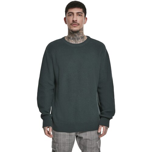 Urban Classics Cardigan Stitch Sweater bottlegreen S