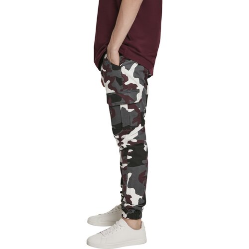 Urban Classics Camo Cargo Jogging Pants 2.0 wine camo 38