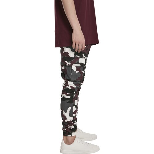 Urban Classics Camo Cargo Jogging Pants 2.0 wine camo 38