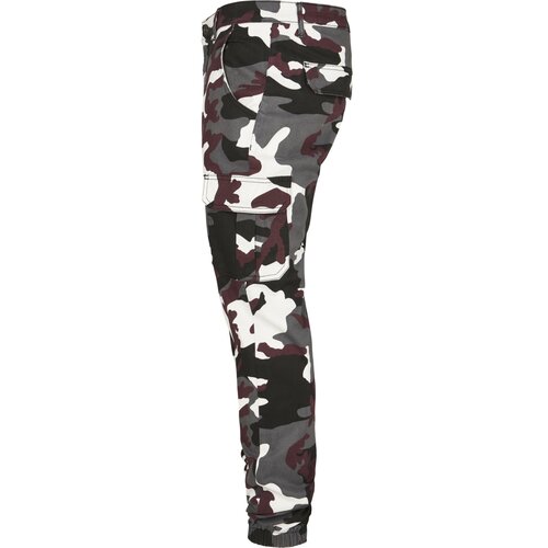 Urban Classics Camo Cargo Jogging Pants 2.0 wine camo 38