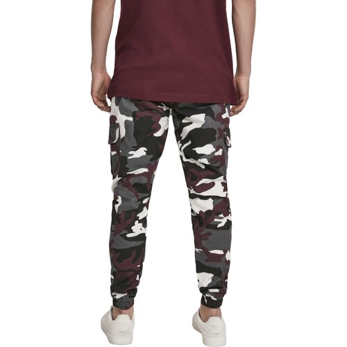 Urban Classics Camo Cargo Jogging Pants 2.0 wine camo 38