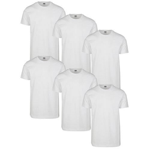 Urban Classics Basic Tee 6-Pack wht/wht/wht/wht/wht/wht L