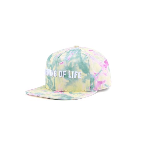 Cayler & Sons CSBL Meaning Of Life Tie Dye Snapback yellow/pale pink one size