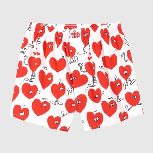 Lousy Livin Boxershorts Rose & Valentines black/white S