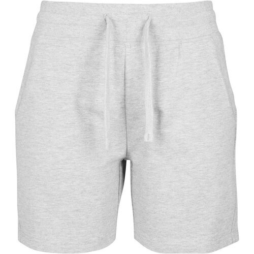 Build your Brand Ladies Terry Shorts heather grey XS