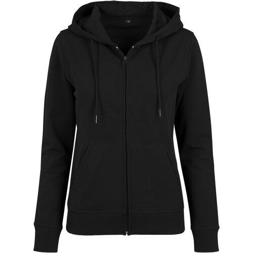 Build your Brand Ladies Terry Zip Hoody black L