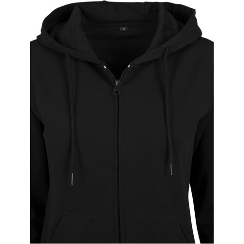 Build your Brand Ladies Terry Zip Hoody black L