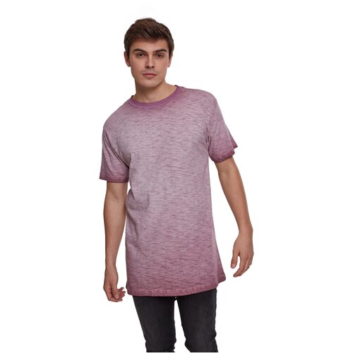 Build your Brand Spray Dye Tee burgundy XXL