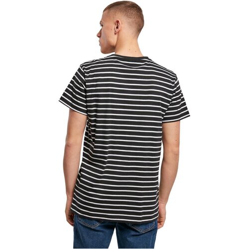 Build your Brand Stripe Tee black/white L