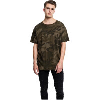 Build your Brand Camo Tee olive camo L
