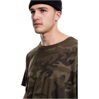 Build your Brand Camo Tee olive camo L