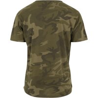 Build your Brand Camo Tee olive camo L