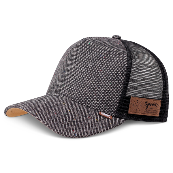 Djinns - HFT Spotted Tweed Trucker Cap black