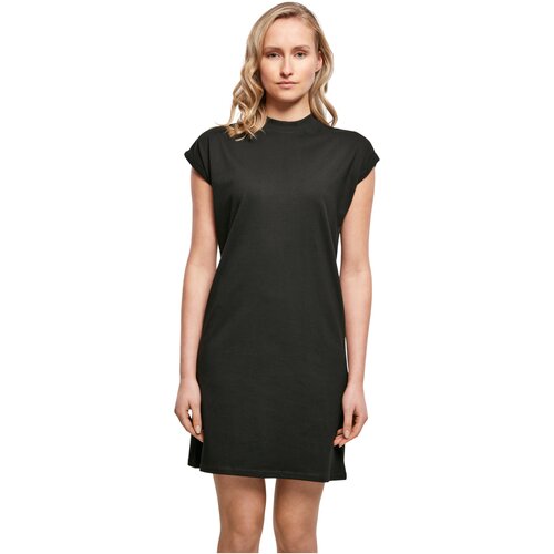 Build your Brand Ladies Turtle Extended Shoulder Dress black 3XL