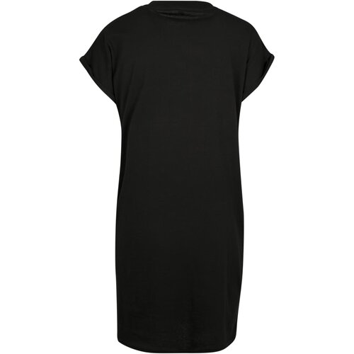 Build your Brand Ladies Turtle Extended Shoulder Dress black 3XL