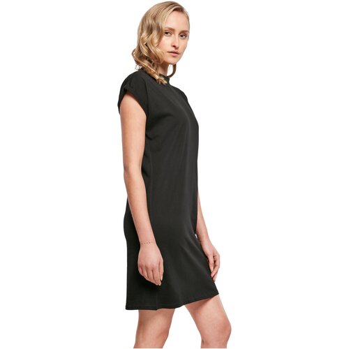 Build your Brand Ladies Turtle Extended Shoulder Dress black 4XL