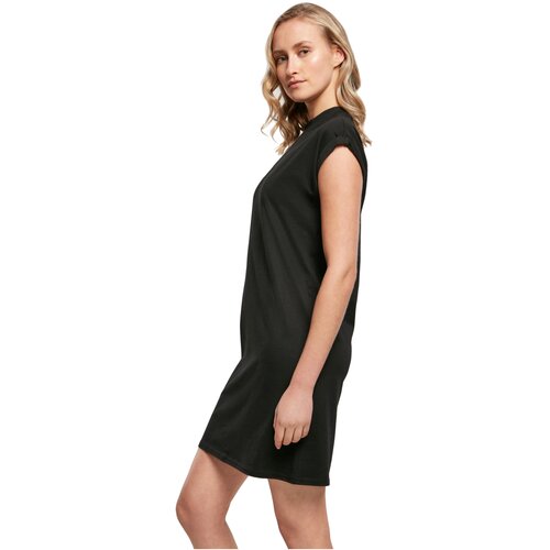 Build your Brand Ladies Turtle Extended Shoulder Dress black 4XL