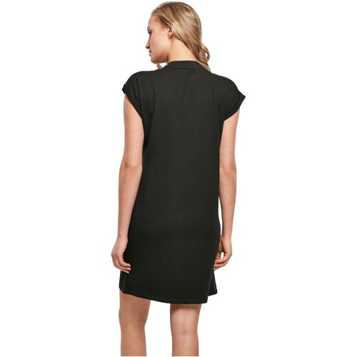 Build your Brand Ladies Turtle Extended Shoulder Dress black 4XL