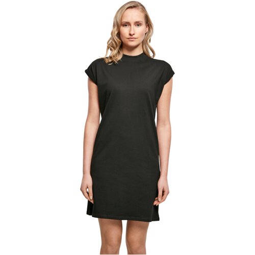 Build your Brand Ladies Turtle Extended Shoulder Dress black 4XL